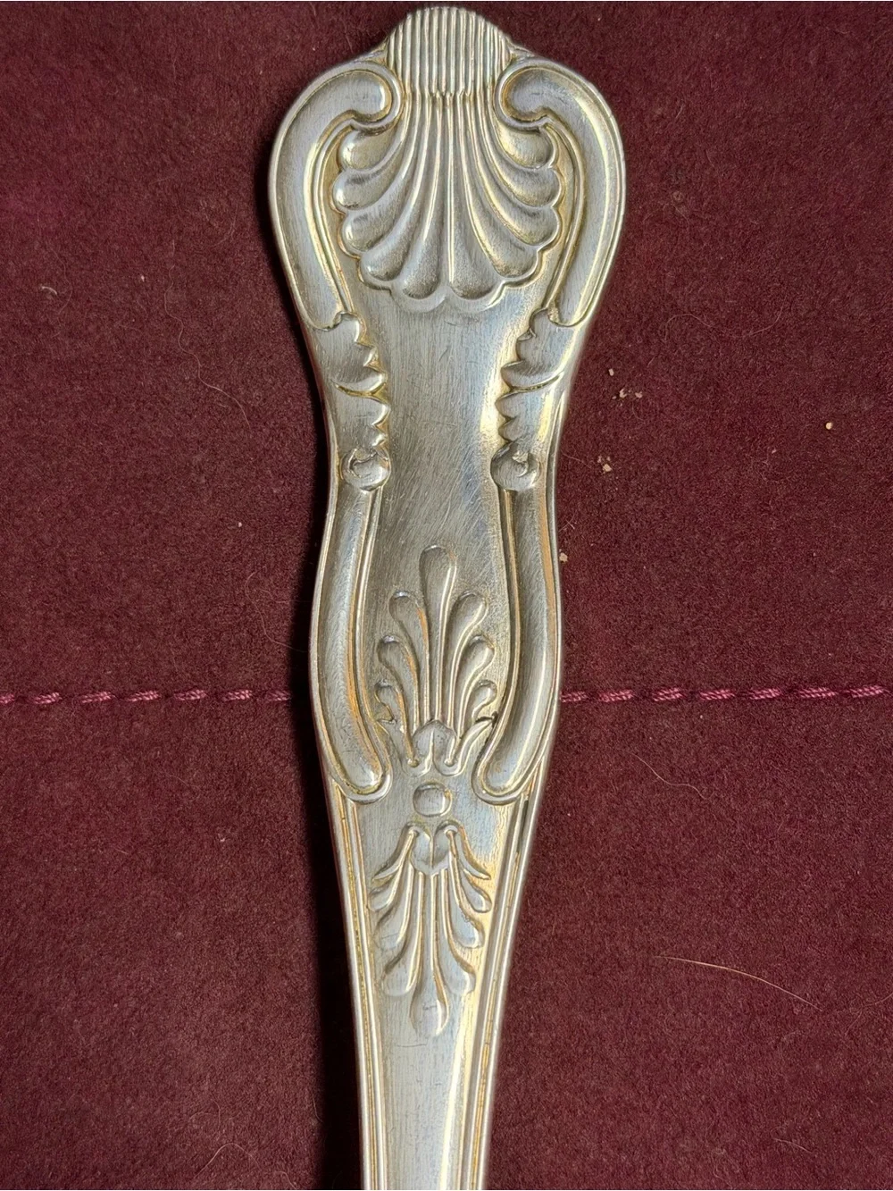 Vintage 13” silver triple plated large basting spoon EPNS A1 Sheffield England